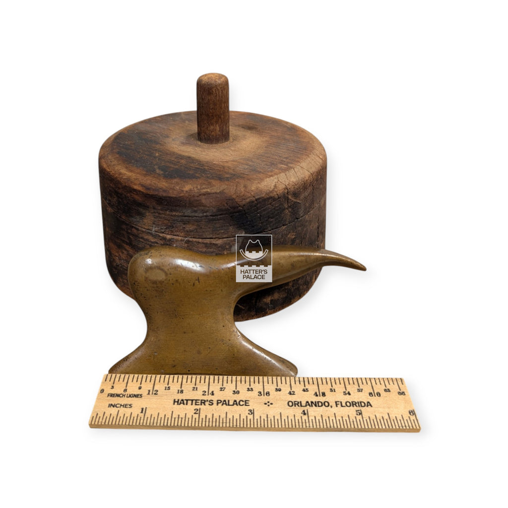 Vintage Solid Brass Foot Tolliker
