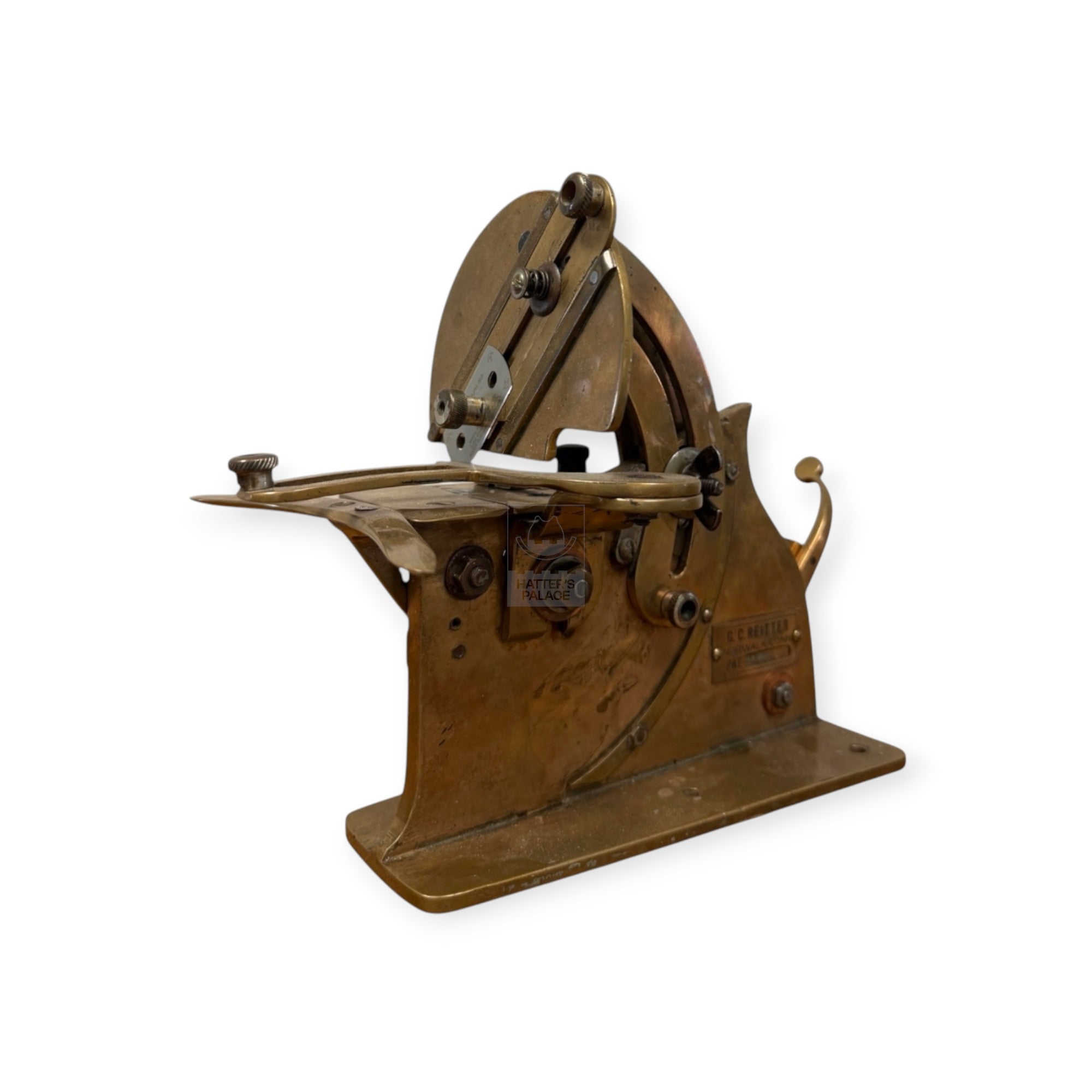 Vintage Brass G.C. Reitter Brim Cutter